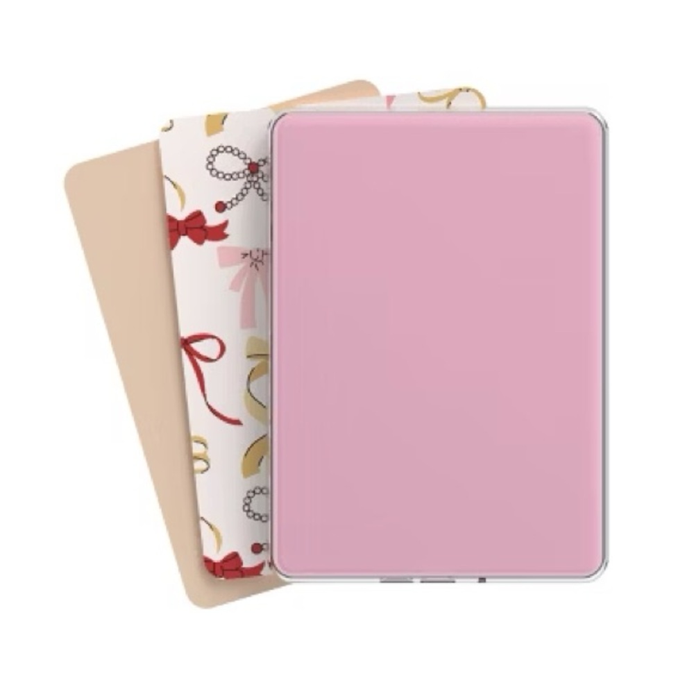 GEMS E-Reader 6” Clear Case with Bow Pattern Inserts | Kindle 11th Gen